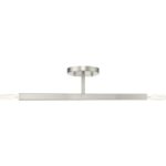 46842-91 2 Light Brushed Nickel Semi-Flush-Lighting LumensSemi Flush