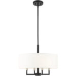 49374-04 4 Light Black Pendant Chandelier-Lighting LumensChandeliers