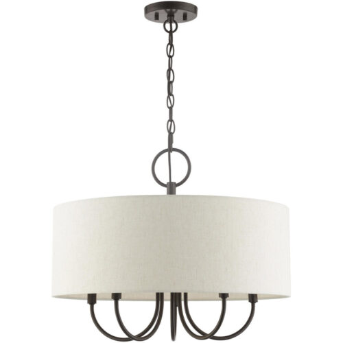 49805-92 5 Light English Bronze  Pendant Chandelier-Lighting LumensChandeliers