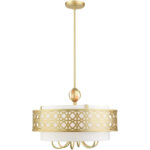 49866-33 7 Light Soft Gold Pendant Chandelier-Lighting LumensChandeliers