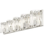 50535-91_05 42.75 inch 5 Light Brushed Nickel Bathroom Vanity light fixture with Steel base material-Lighting LumensBath/Vanity