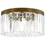 5 Light Palacial Bronze Ceiling Light fixture with Steel base material-Lighting LumensFlush Mount Ceiling Lights