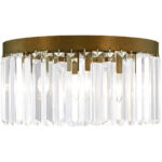 5 Light Palacial Bronze Ceiling Light fixture with Steel base material-Lighting LumensFlush Mount Ceiling Lights