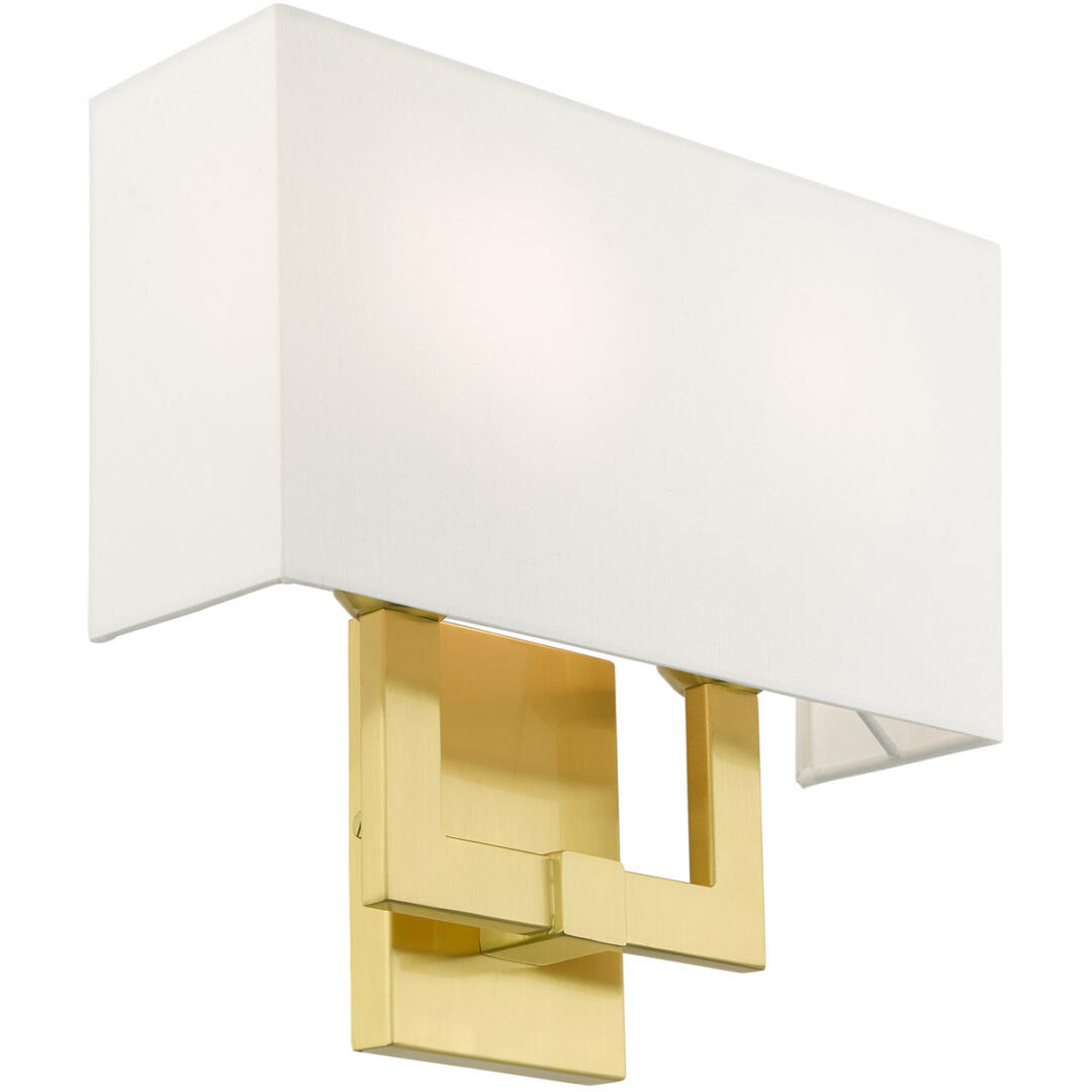 51103-12 2 Light Satin Brass ADA Sconce-Lighting LumensWall Sconces