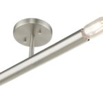 51139-91 2 Light Brushed Nickel Semi-Flush-Lighting LumensSemi Flush