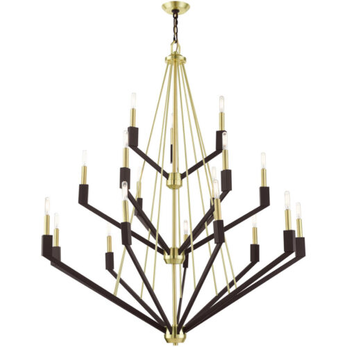 51169-12_03 51169-12 18 Light Satin Brass  Foyer Chandelier-Lighting LumensChandeliers