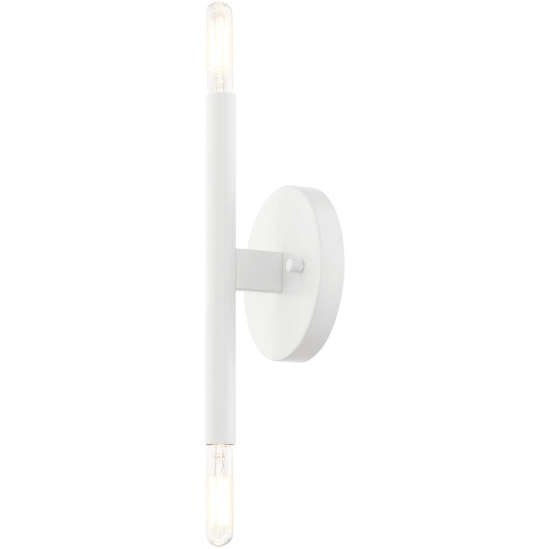 51172-03 2 Light White ADA Sconce-Lighting LumensWall Sconces