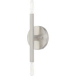51172-91_02 5.125 inch 2 Light Brushed Nickel ADA Wall Sconce with Steel base material-Lighting LumensWall Sconces