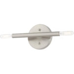 51172-91_04 5.125 inch 2 Light Brushed Nickel ADA Wall Sconce with Steel base material-Lighting LumensWall Sconces