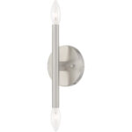 51172-91_08 5.125 inch 2 Light Brushed Nickel ADA Wall Sconce with Steel base material-Lighting LumensWall Sconces