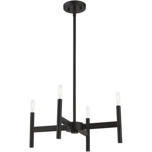 51174-04_04 51174-04 Black 4-Light Chandelier-Lighting LumensChandeliers