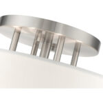 52159-91 6 Light Brushed Nickel Semi Flush-Lighting LumensSemi Flush