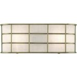 55110-01 2 Light Antique Brass ADA Sconce-Lighting LumensWall Sconces