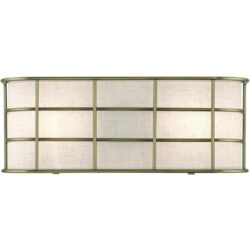 55110-01 2 Light Antique Brass ADA Sconce-Lighting LumensWall Sconces
