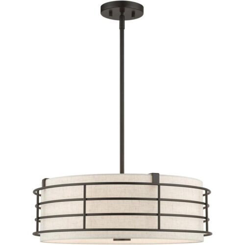 55114-92 4 Light English Bronze Pendant Chandelier-Lighting LumensChandeliers