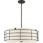 55115-92 5 Light English Bronze Pendant Chandelier-Lighting LumensChandeliers