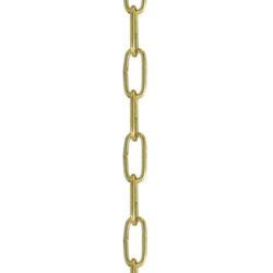 5607-02 Polished Brass 3' Standard Decorative Chain-Lighting LumensDecorative Chains