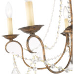 5 Light Verona Bronze Chandelier with Steel base material-Lighting LumensChandeliers