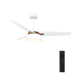 Kenora 48'' Ceiling Fan with Remote, Light Kit Included