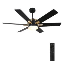Jaxx 52'' Ceiling Fan with Remote, Light Kit Included