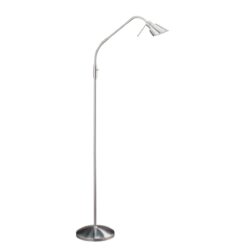 OSLO Satin Nickel Floor Lamp - Multi-Directional, LED Compatible, ETL Listed, 50W G9 Bulbs