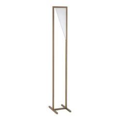 VOXX Oilcan Brass LED Floor Lamp with Foot Dimmer Control – Stylish and Safe Lighting Solution