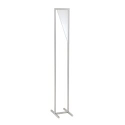 VOXX Silver LED Floor Lamp with Foot Dimmer - Stylish 57.5” Modern Lighting Solution