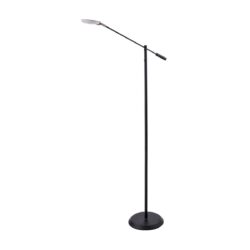 IGGY Black LED Floor Lamp - 6W, 600lm, Dimmable, Modern Design, 3000K, ETL Listed