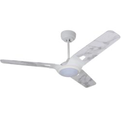 Hoffen 56-inch Indoor/Outdoor Smart Ceiling Fan, Dimmable LED Light Kit & Remote Control, Works with Google Assistant, Amazon Alexa, and Siri Shortcuts.