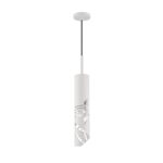 KNOLL 1-Light Satin White Pendant – Stylish Metal Shade, Adjustable Height, E26 Bulb, 60W