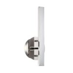 STRAIT-UP 13 LED Chrome Wall Sconce - Dimmable, ADA Compliant, Modern Design