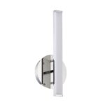 STRAT-UP 13 LED Chrome Wall Sconce - Dimmable, ADA Compliant, Stylish Lighting Solution