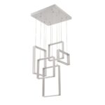 QUADRON 5-Light Aluminum LED Pendant Pan - Modern Lighting Fixture for Stylish Interiors