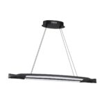 SERPHUS 38W Black LED Pendant Bar Light - Modern Lighting for Home & Office - Dimmable