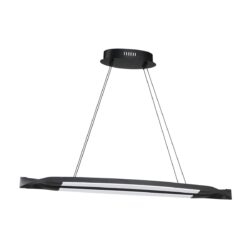 SERPHUS 38W Black LED Pendant Bar Light - Modern Lighting for Home & Office - Dimmable