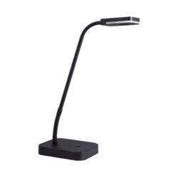 Kendall TAVV Black Desk Lamp - LED, Dimmable, Flexible Neck, 5-Year Warranty, Stylish Home Lighting