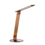 Kendall Lighting JEXX Russet Bronze LED Desk Lamp with Touch Dimmer and Adjustable Head