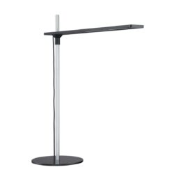 TORR Black Desk Lamp by Kendall Lighting - Adjustable LED with 3-way Touch Dimmer, 20” Height