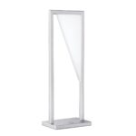 VOXX Silver Table Lamp with Touch Dimmer - 3 Level LED Lighting for Modern Spaces