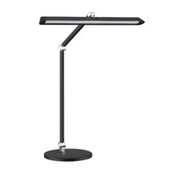 Kendall FLUX Black Desk Lamp with 3-Step CCT and Dimming - Stylish LED Lighting for Your Workspace