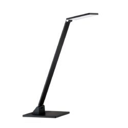 Kendall RECO Black LED Desk Lamp with Touch Dimmer - Adjustable Height & Shade for Optimal Lighting