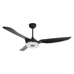 Fletcher 56-inch Indoor/Outdoor Smart Ceiling Fan, Dimmable LED Light Kit & Remote Control, Works with Google Assistant, Amazon Alexa, and Siri Shortcuts.