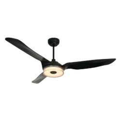 Fletcher 52-inch Indoor/Outdoor Smart Ceiling Fan, Dimmable LED Light Kit & Remote Control, Works with Google Assistant, Amazon Alexa, and Siri Shortcuts.