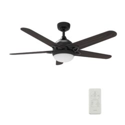 Solasta 52'' Smart Ceiling Fan with Remote, Light Kit Included, Works with Google Assistant, Amazon Alexa, and Siri Shortcuts.