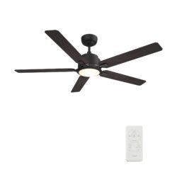 Espear 60-inch Smart Ceiling Fan with Romote, Light Kit Included, Works with Google Assistant, Amazon Alexa, and Siri Shortcuts.
