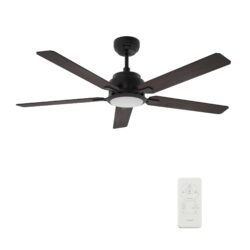 Espear 52-inch Smart Ceiling Fan with Remote, Light Kit Included, Works with Google Assistant, Amazon Alexa, and Siri Shortcuts.