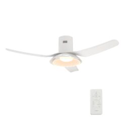 Daffodil 52-inch Smart Ceiling Fan with Remote, Light Kit Included, Works with Google Assistant, Amazon Alexa, and Siri Shortcuts.