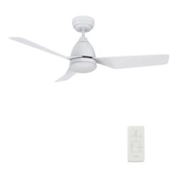 Roque 44'' Smart Ceiling Fan with Remote, Light Kit Included，Works with Google Assistant and Amazon Alexa,Siri Shortcut.