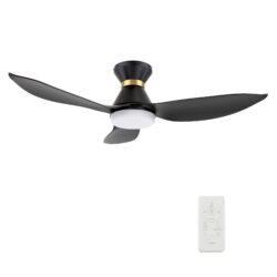 Ryatt 45'' Smart Ceiling Fan with Remote, Light Kit Included，Works with Google Assistant and Amazon Alexa,Siri Shortcut.