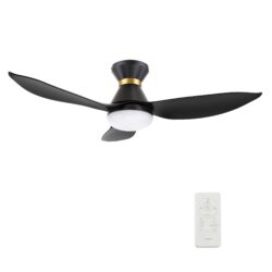 Ryatt 45'' Smart Ceiling Fan with Remote, Light Kit Included，Works with Google Assistant and Amazon Alexa,Siri Shortcut.